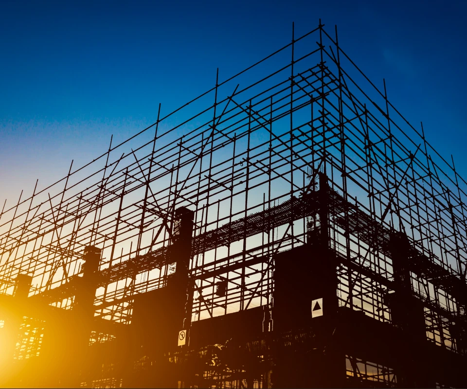 Imagem de Construção com Andaimes